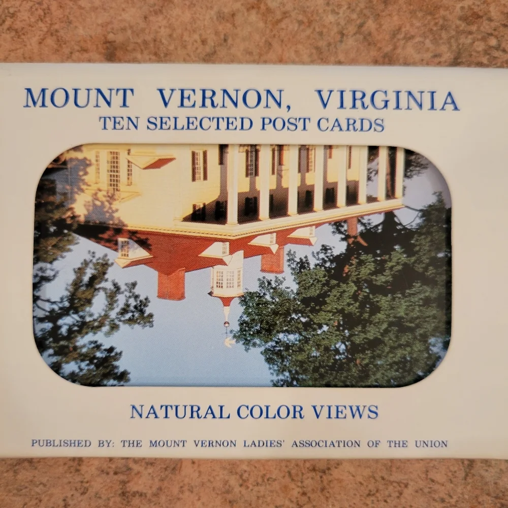 4 Vintage Postcard Booklets ~ Wash DC, Mt Vernon, Lincoln, Scenic ~ Historical ~